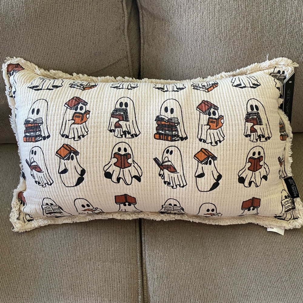 Rachel Zoe Ghost Reading Book Pillow